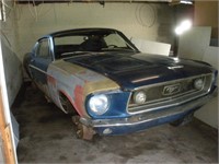 1968 Ford Mustang GT  4 Speed Manual Transmission