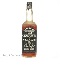 1936 Grommes & Ulrich Black Label Bourbon