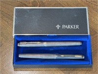 Parker Sterling  Silver Pen Set