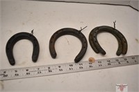 3 Pairs of unused Horse Shoes
