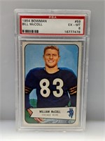 1954 Bowman PSA 6 #59 Bill McColl Chicago Bears