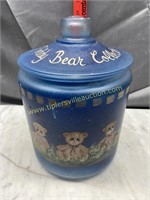 Teddy bear snack jar