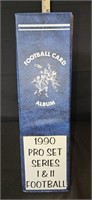 Football Card Album Full Of 1990 Pro Set Series I