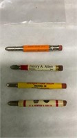 4 Local Adv. Bullet Pencils