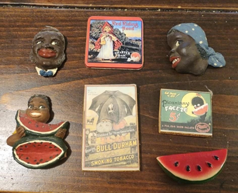 Black Americana magnets