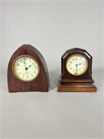 Jennings Bros. and Fynetone Shelf Clocks