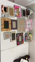 Various size picture frames