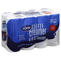 3x N'joy Non-dairy Coffee Creamer 16 Oz Canister