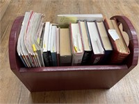 Magazine Rack w/Books & Magazines