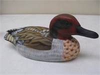 Wood duck, signed/dated, red head