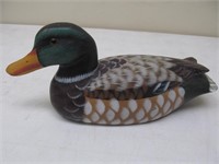 Wood duck, signed/dated, green head