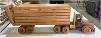 Handmade wood Semi