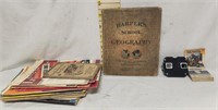 Antique 1894 Harper's School Geography Book