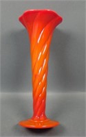 N'Wood Coral # 727 Twisted Swirl Vase