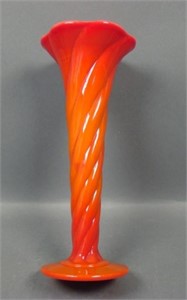 N'Wood Coral # 727 Twisted Swirl Vase