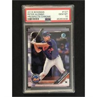 2019 Bowman Pete Alonso Prospects Chrome Psa 10