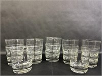 Twelve Glass Drinking Cups