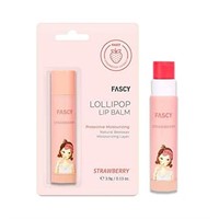 (3) FASCY Lollipop Lip Balm Strawberry - 0.13 fl