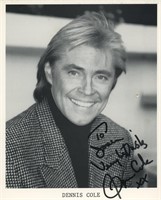 Dennis Cole signed photo