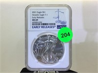 2021 NGC MS-69 American Eagle First Release