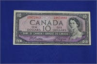 $10 Bill 1954 Elizabeth II