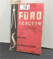 1962 Ford Tractor Service Booklet