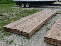 48 pcs. 5/4" x 6" x 16' CEDAR DECK LUMBER