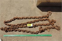 large chain w/ 2 hooks