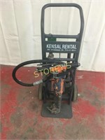 60lbs Air Jack Hammer w/ Cart & 2 Bits