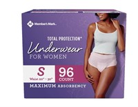 retails $36  Incontinence Underwear for Women