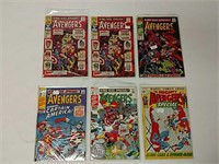 6 The Avengers Special comics. Including: 1 (x2),