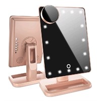 FENCHILIN Vanity Mirror with Lights Bluetooth Ligh