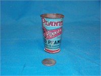 PLANTERS 5 CENT PENNANT PEANUT TIN CUP