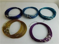 Random Selection - 500 Wire Necklaces - 5 Colors