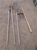 PHD, Pointed Nose Shovel, (2) Pick Heads,