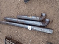 (3) Lengths Of 4" Stove Pipe