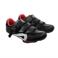Peloton Unisex Adult Cycling Shoe, Black, Red, 13