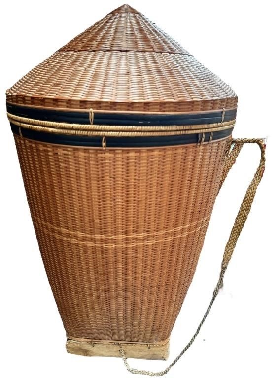 Vietnamese Rice Harvest Basket