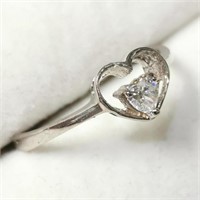 Silver CZ Ring