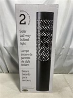 Naturally Solar Pathway Bollard Light 2 Pack