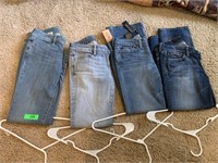 4PC JEAN LOT LUCKY / MORE SZ 27 (1 IS 6P) 3 NEW