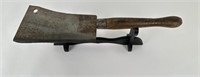 Large Antique Meat Cleaver
