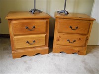 Two Pine Cabinets