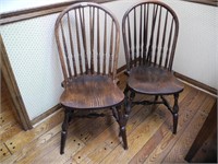 Two Antique Windsor Chairs