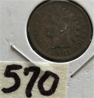 1901 Indian Head Cent