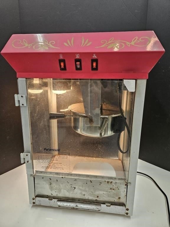 Tabletop Popcorn Machine 15"x24" High Needs Clean