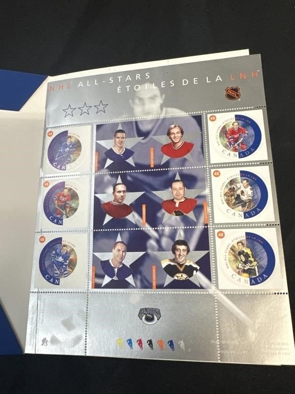 NHL All Stars Stamps