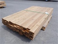 Qty Of 5/4 In. x 4 In. x 6 Ft. Low Grade Western