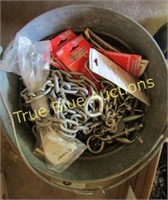 Bucket Of Chain & Misc Items