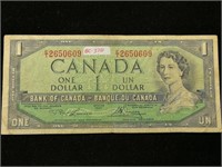 1954 Canada Dollar $1 Lawson